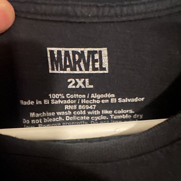 Marvel Deadpool Wanted T Shirt Size 2XL Black - Picture 4 of 4